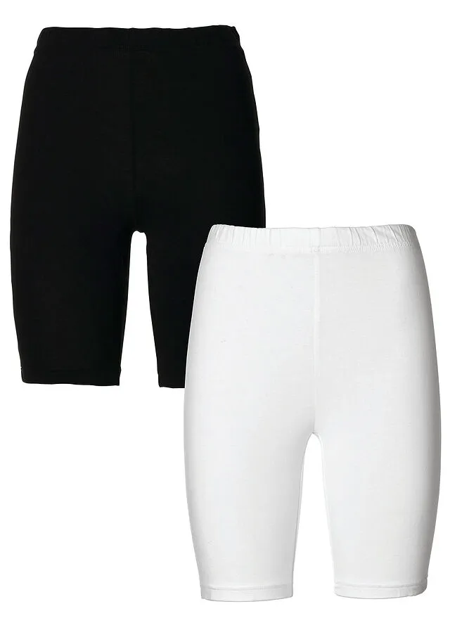PANTALóN CICLISTA CON ELáSTICO (2 UNIDADES) BLANCONEGRO