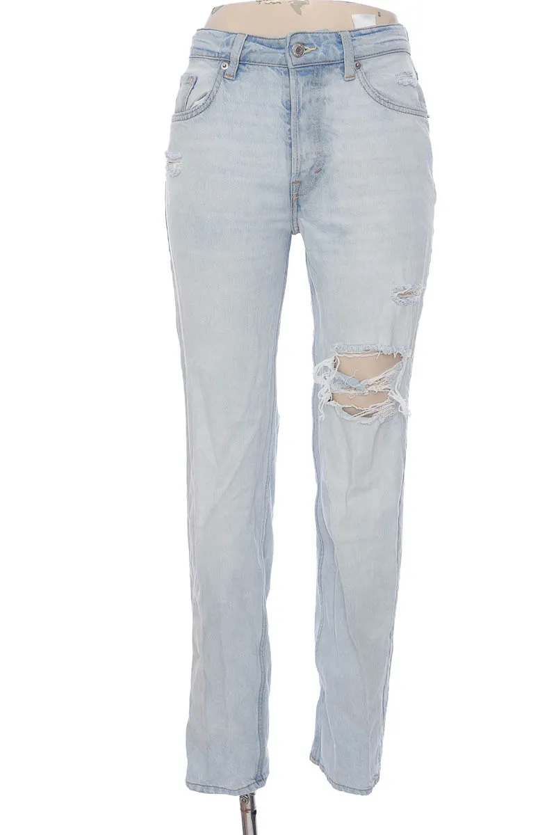 PANTALóN COLOR AZUL  H&AMP;M