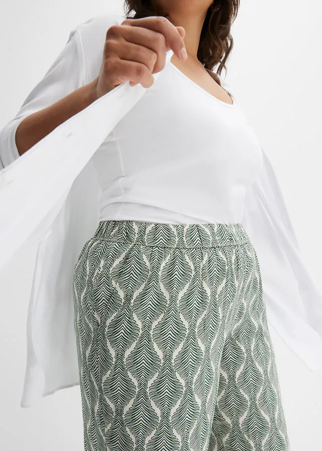 PANTALóN CON CINTURILLA ELáSTICA NEGROBEIGE ARENA CON ESTAMPADO GRáFICO