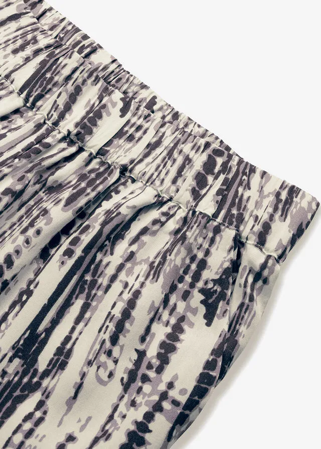 Pantalón con cinturilla elástica Negro