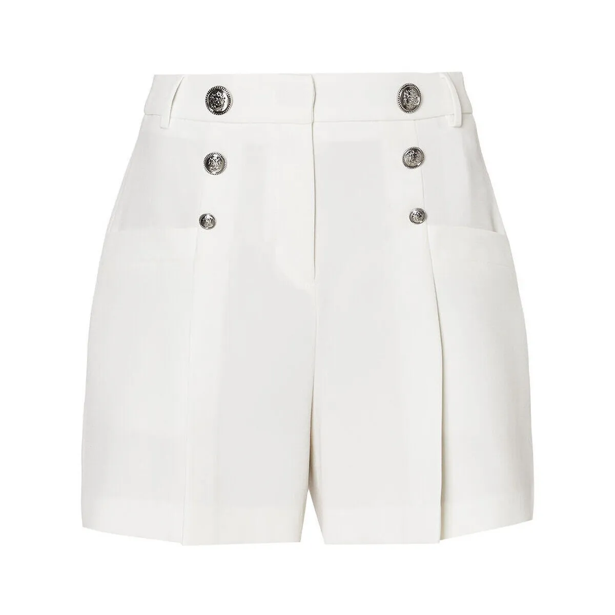Pantalón corto elástico con botones