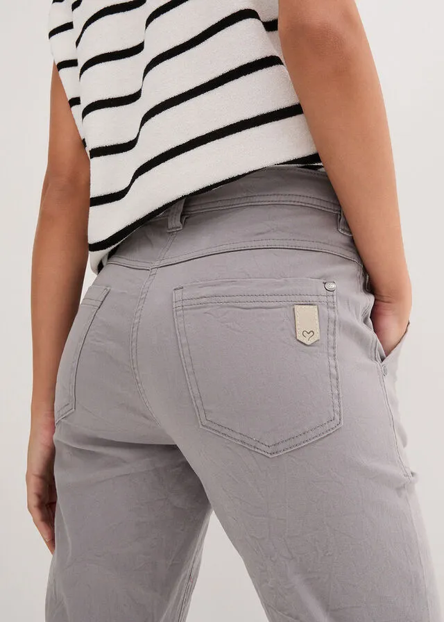 Pantalón elástico Gris