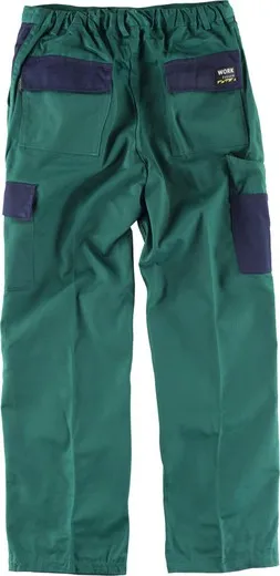 Pantalón linea 2 con elástico en cintura Verde Marino