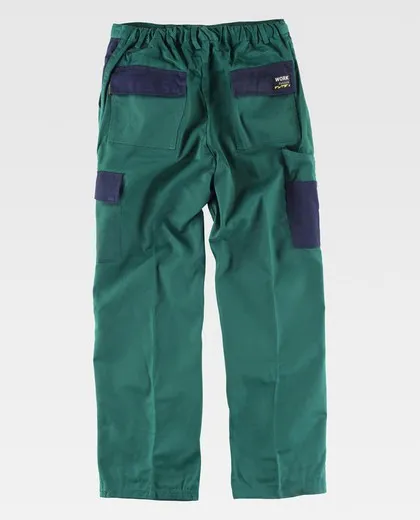 Pantalón linea 2 con elástico en cintura Verde Marino