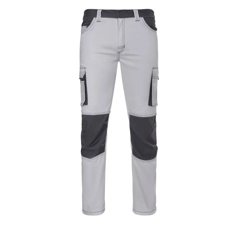 Pantalón Strech bicolor multibolsillos