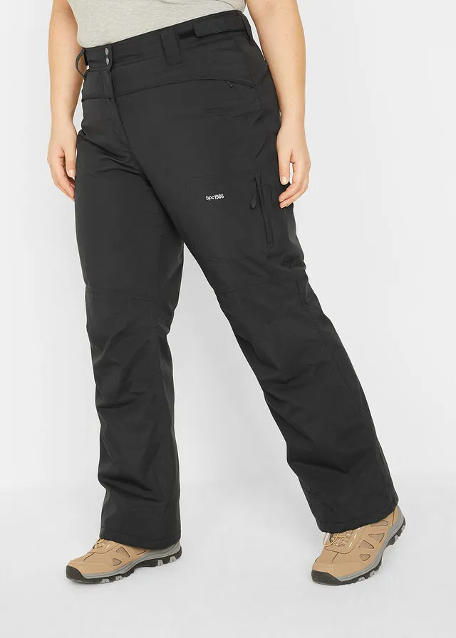 Pantalón térmico, impermeable Negro
