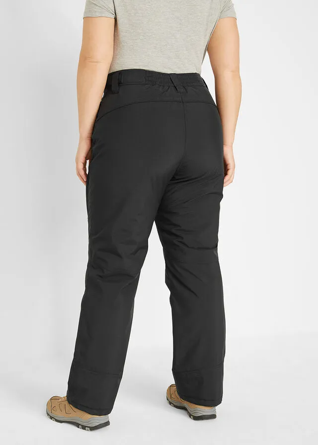 Pantalón térmico, impermeable Negro