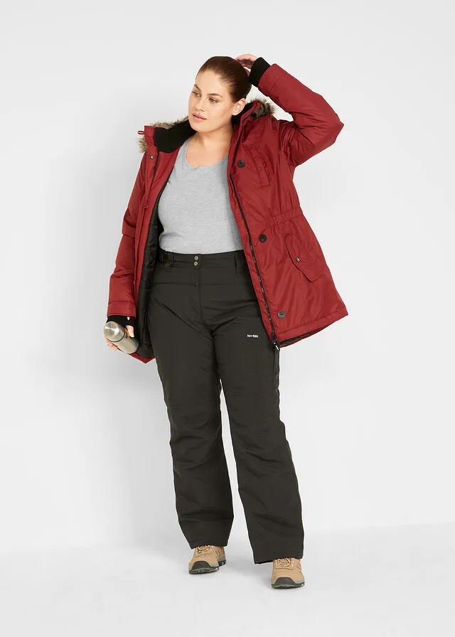 Pantalón térmico, impermeable Negro