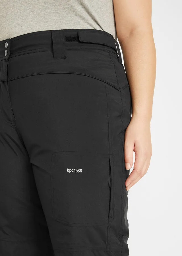 Pantalón térmico, impermeable Negro