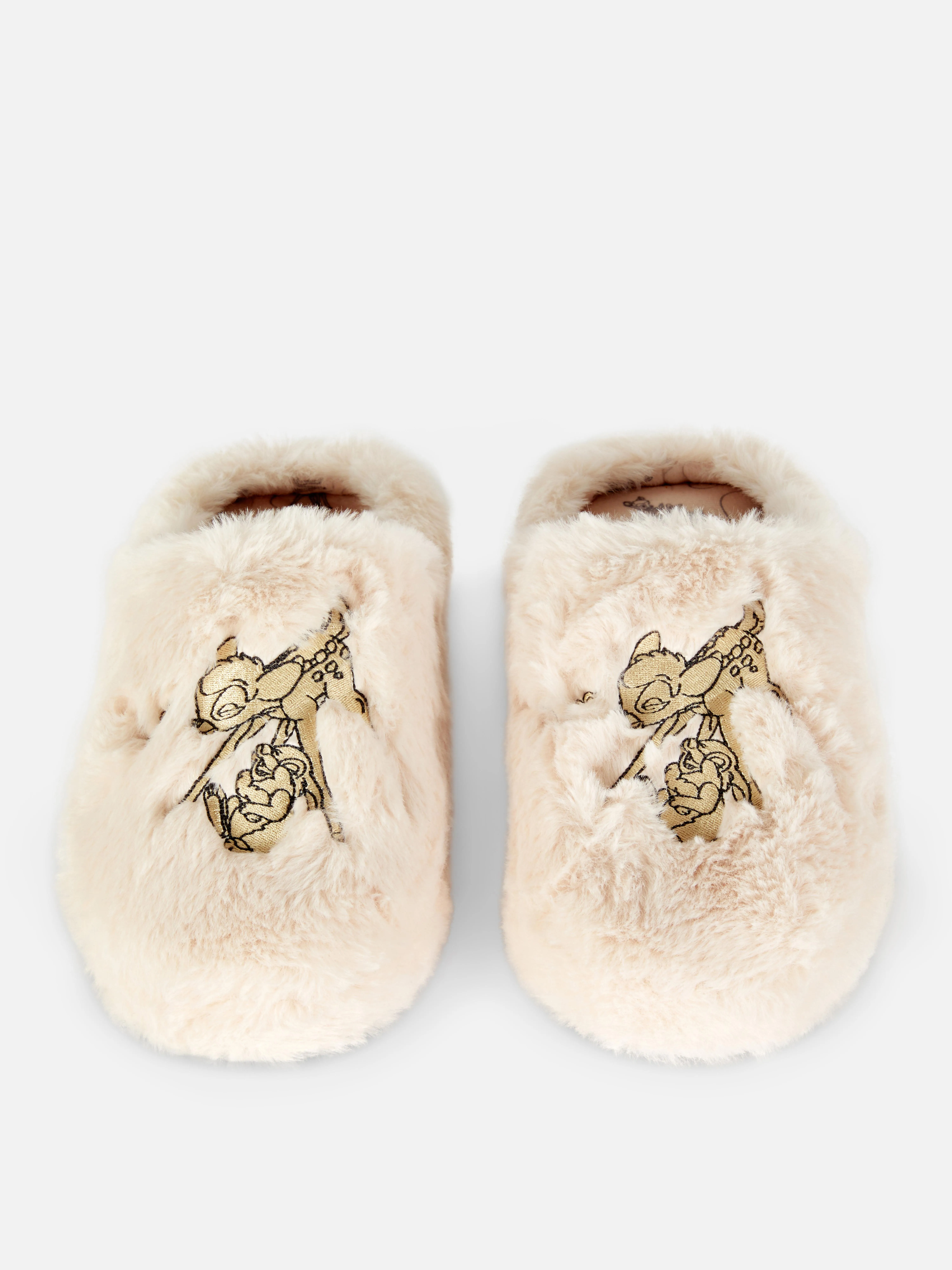 Pantuflas de pelo sintético de Bambi de Disney