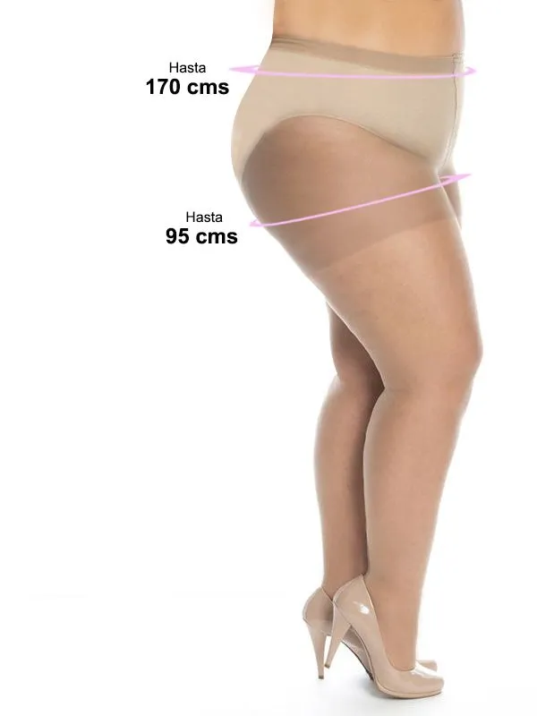 Panty súper talla con pieza 15 D Venis MarieClaire