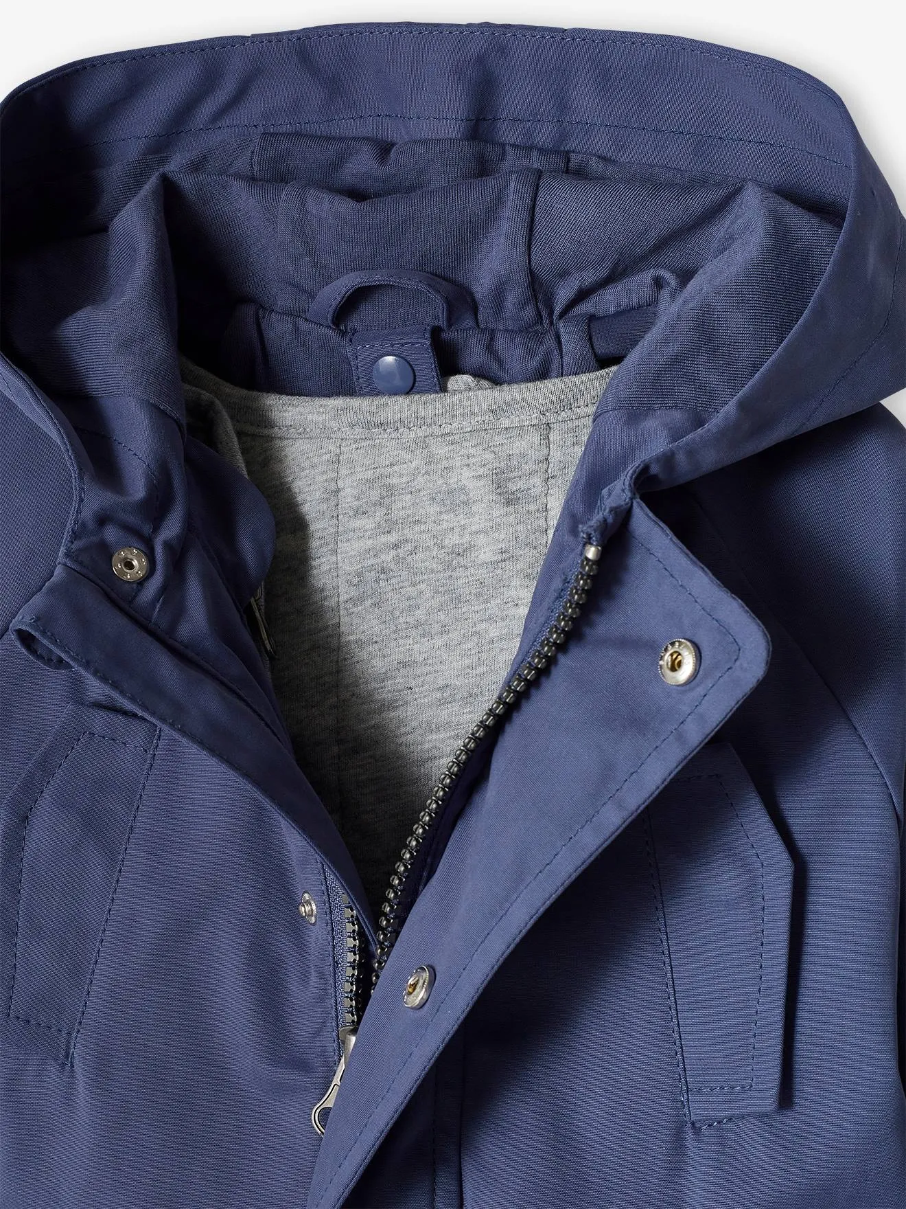 Parka 3 en 1 con cazadora desmontable de felpa para bebé