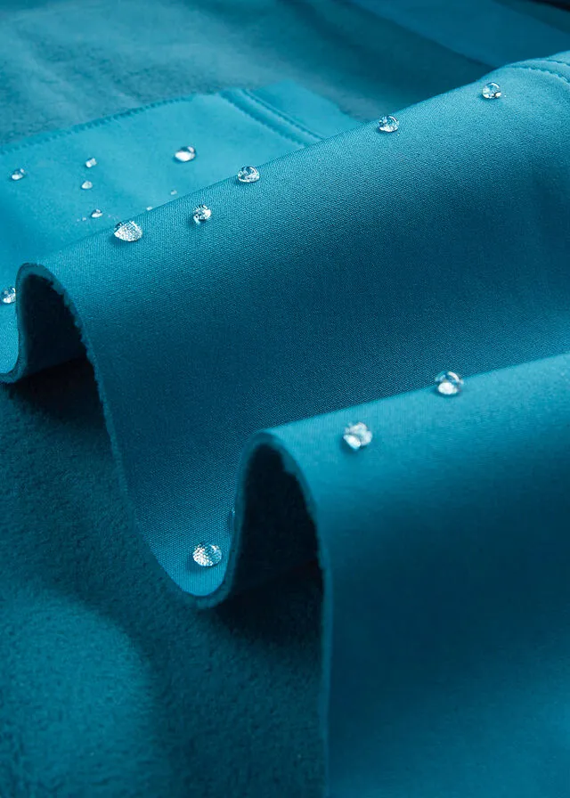Parka de tejido Softshell turquesa