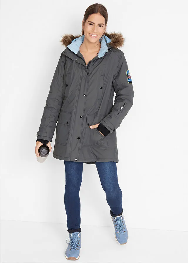 Parka impermeable antracita