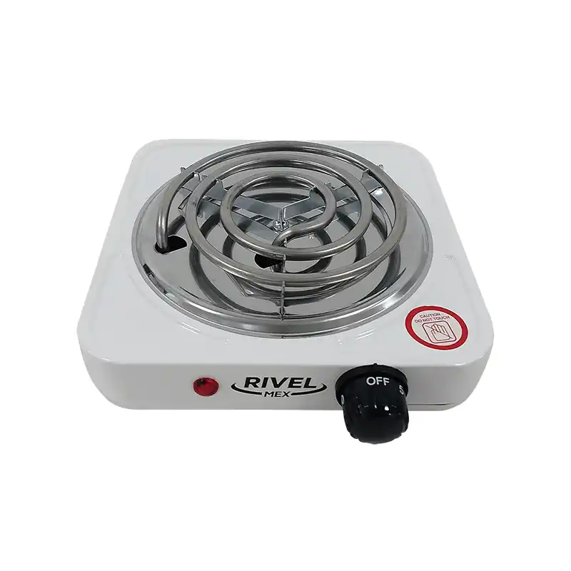 PARRILLA ELéCTRICA RIVELMEX 1RIV761 BLANCA 127V 1000 W