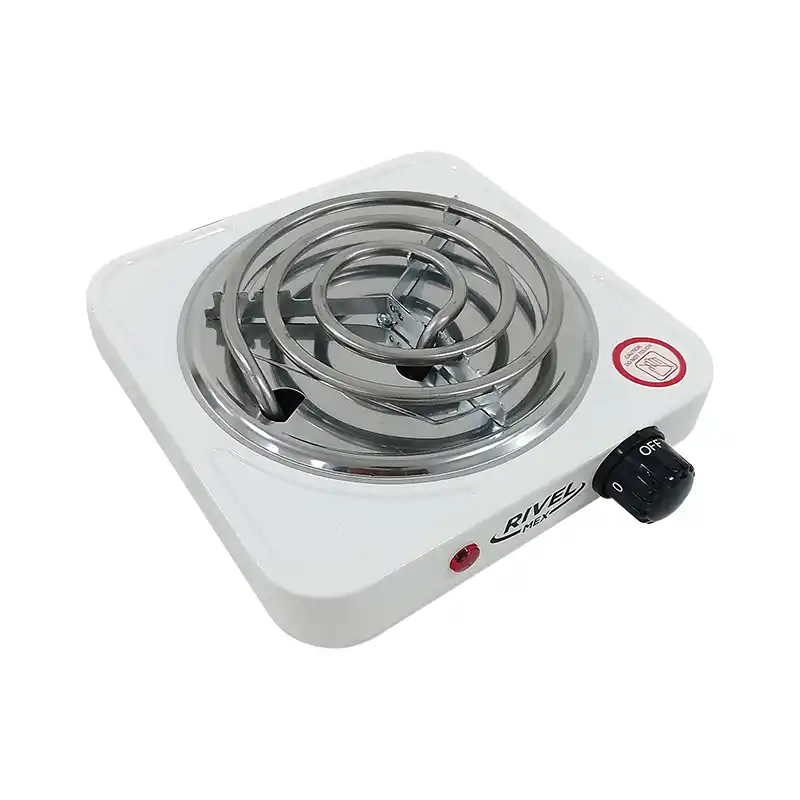 PARRILLA ELéCTRICA RIVELMEX 1RIV761 BLANCA 127V 1000 W