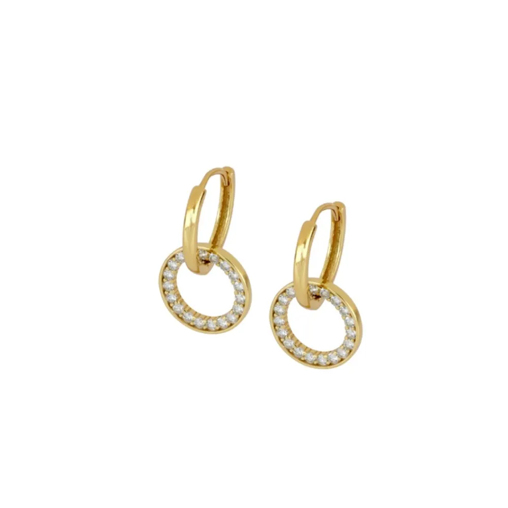 Pendiente Sahily Circonitas Oro