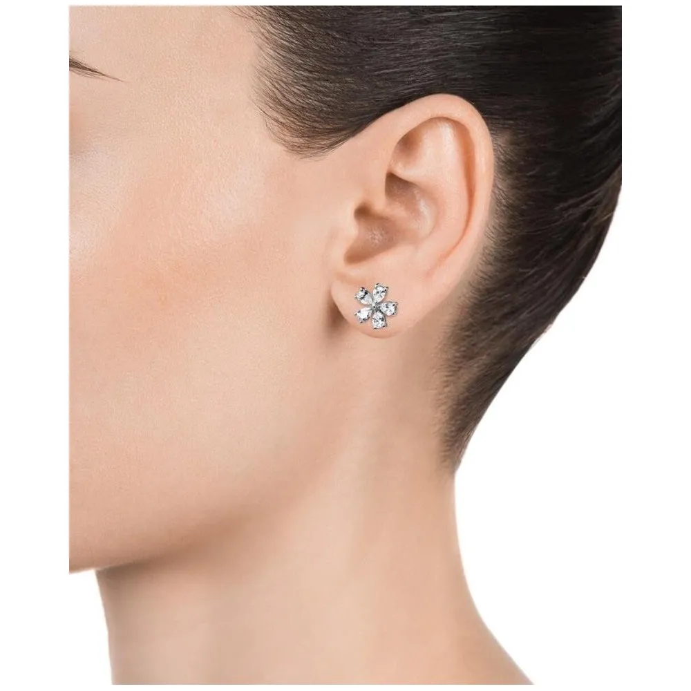 Pendientes Viceroy Jewels de plata de ley Flor cristales para mujer