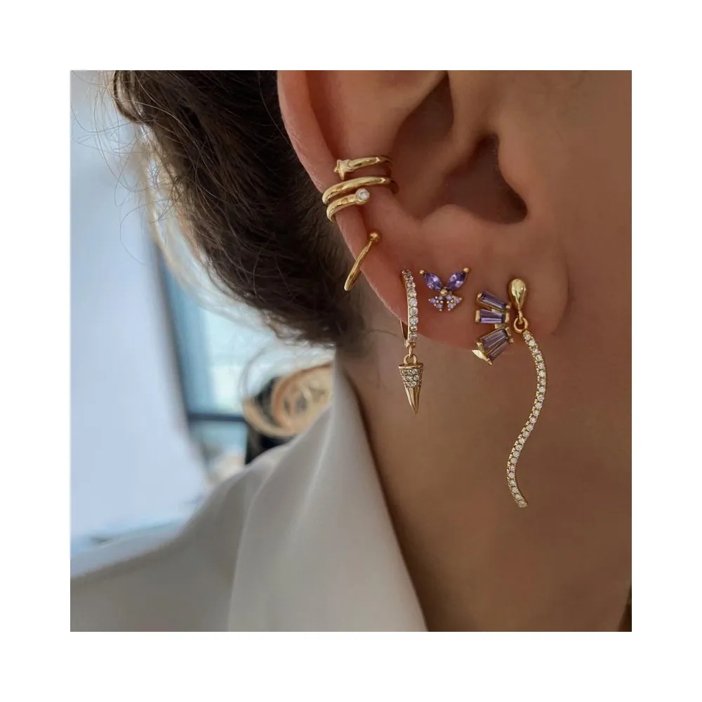 Piercing Marieta Amatista Oro