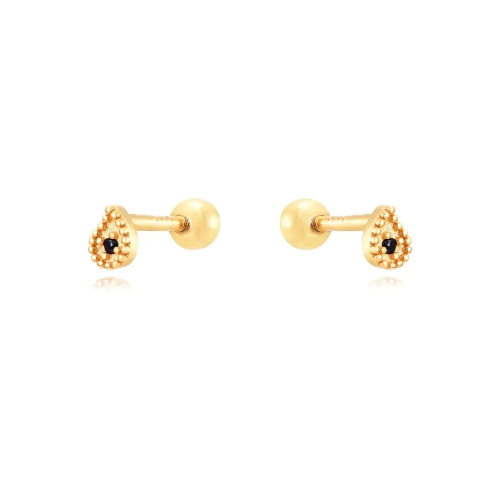 Piercing Vicky Negro Oro
