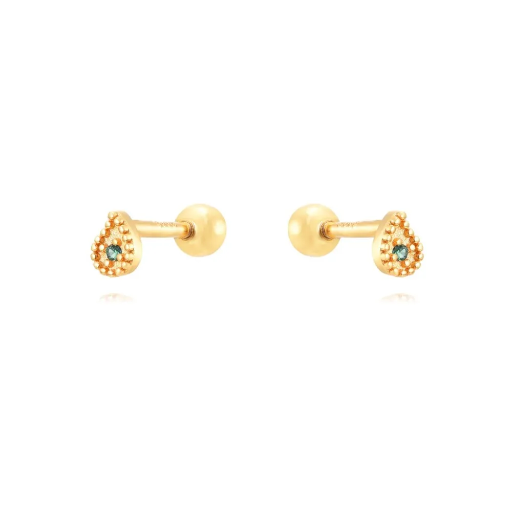 Piercing Vicky Verde Oro