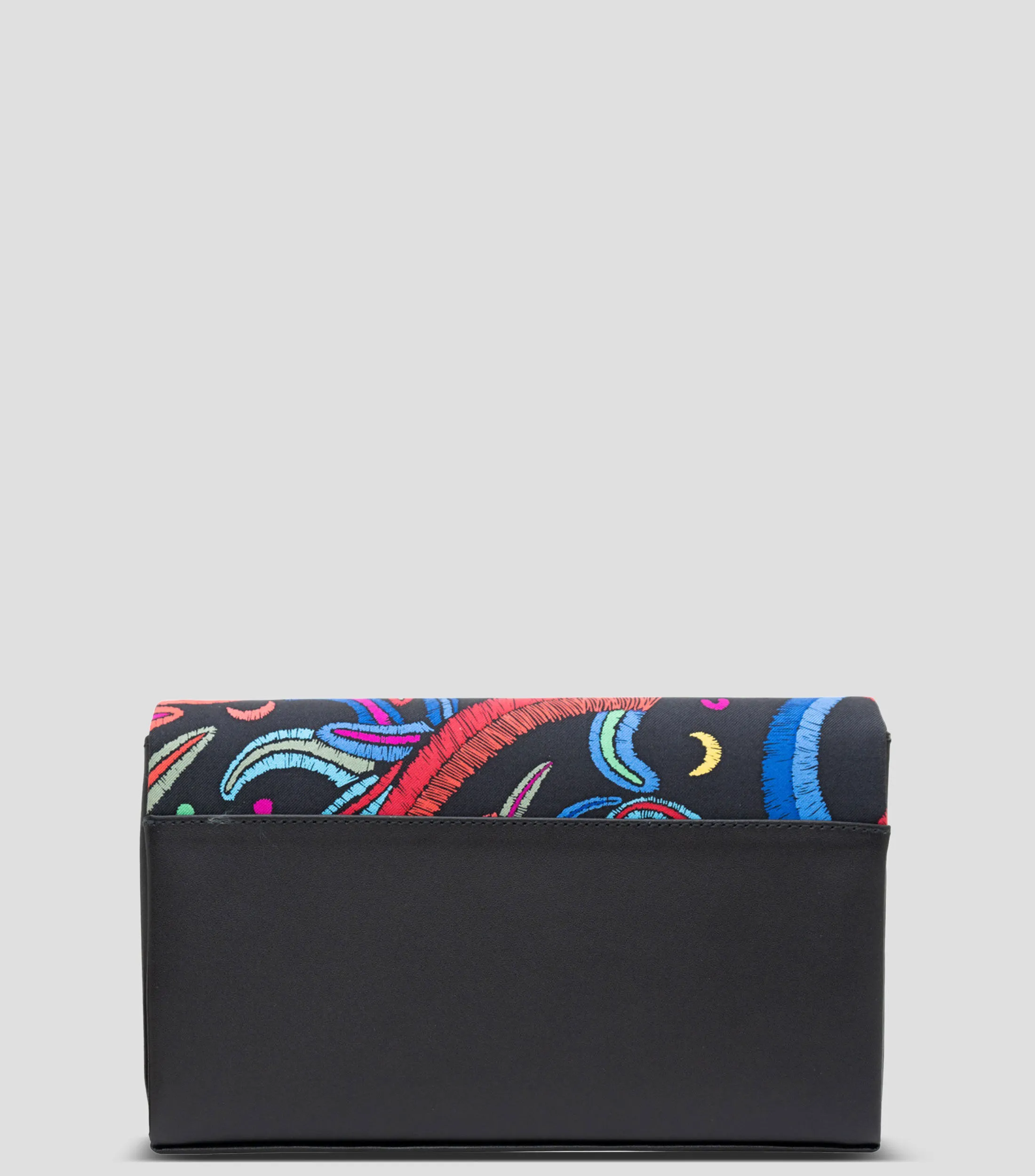 Pineda Covalin Bolso Clutch Estampado Quetzalcóatl Mujer