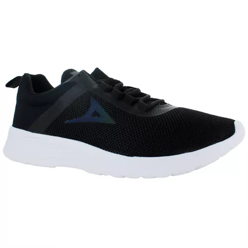 Pirma Tenis Sneakers Correr Confort Ligero Negro Juvenil 839