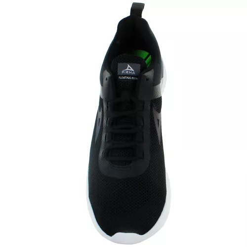 Pirma Tenis Sneakers Correr Confort Ligero Negro Juvenil 839