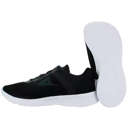 Pirma Tenis Sneakers Correr Confort Ligero Negro Juvenil 839