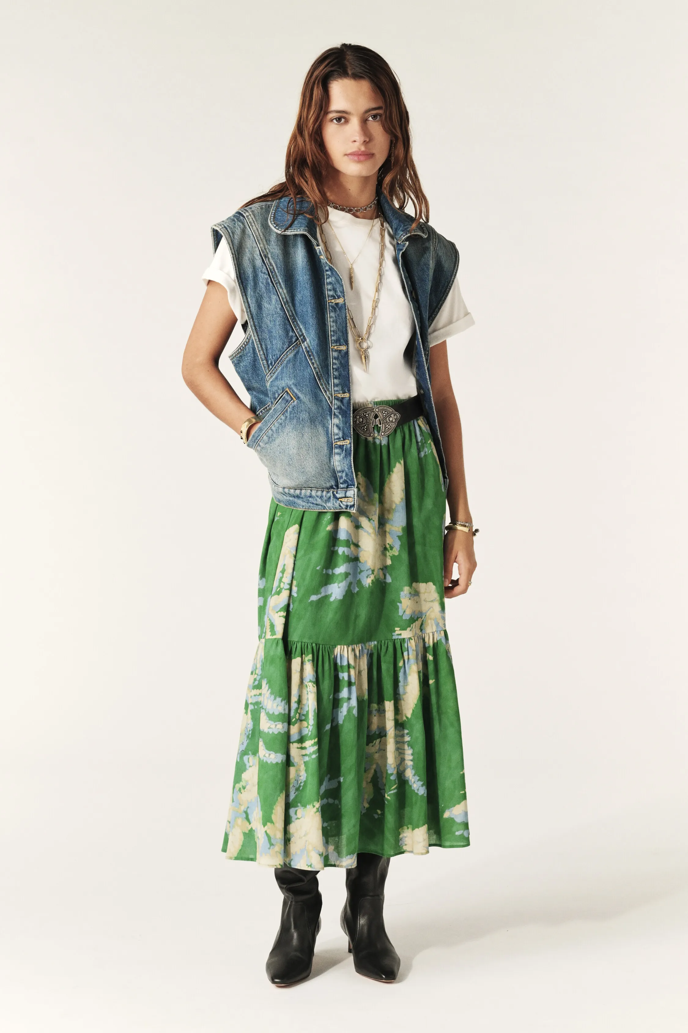 PLARIE falda midi