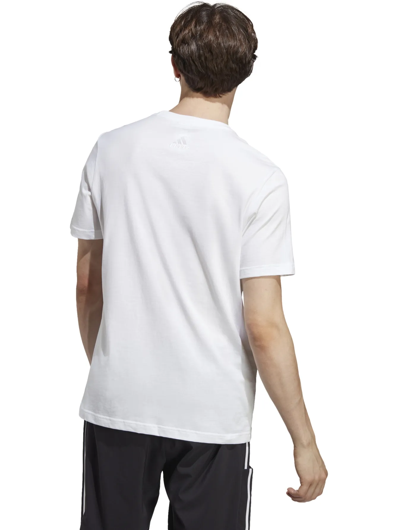 Playera Adidas Essentials Blanco Para Hombre