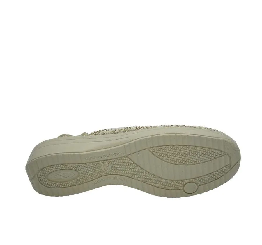 PLAYERA MURO 817 SANDALIA CALLE DE MUJER ELASTICOS PITON BEIG  27404