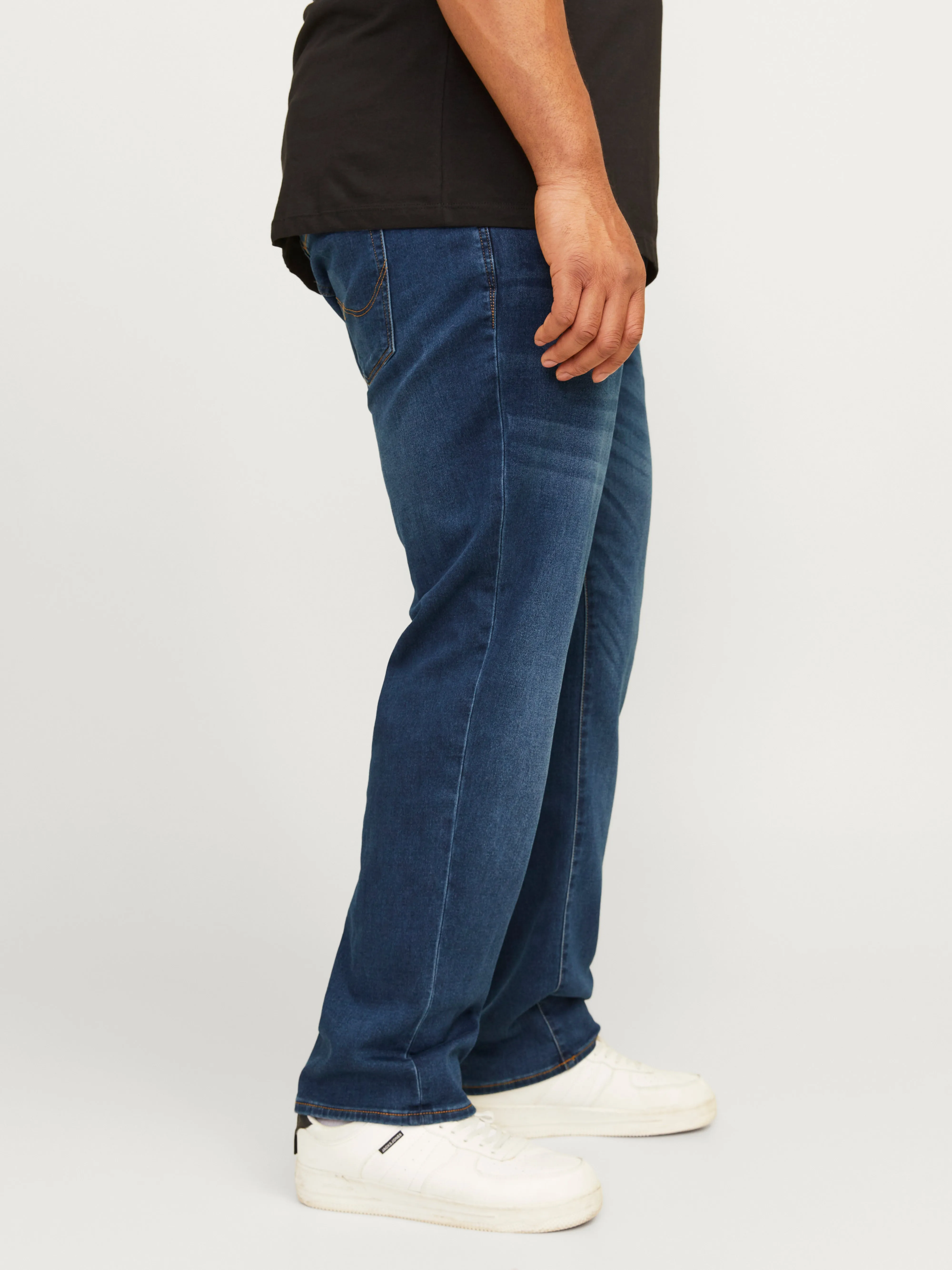 Plus Size JJIMIKE JJICON I.K. SQ 026 PLS Vaqueros de corte tapered | Azul intermedio | Jack & Jones®