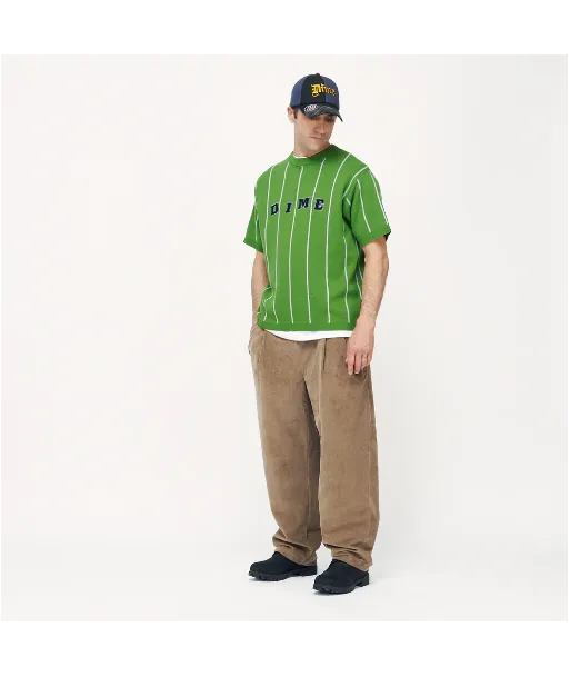 Polera Dime Stripe SS Knit Verde
