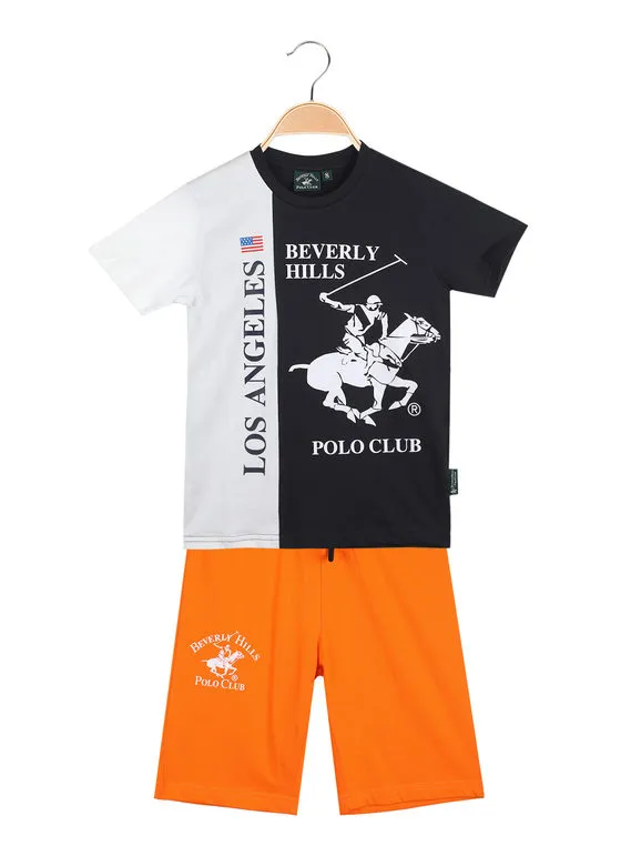 Polo Club Traje corto de 2 piezas para niño