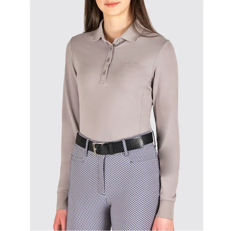 Polo Tempo Libero Mujer Equiline Evae M.Larga