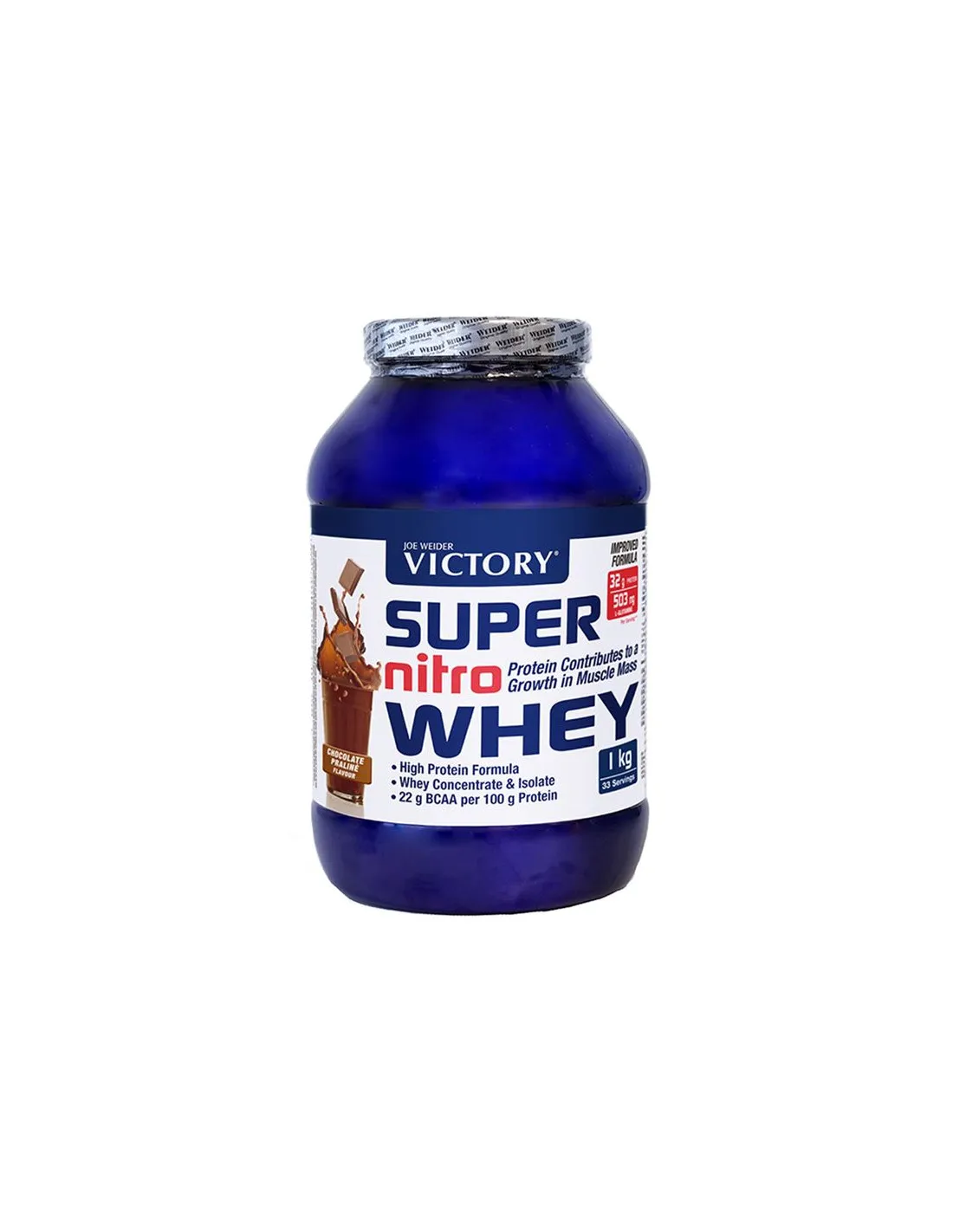 PROTEINA WEIDER SUPER NITRO WHEY CHOCOAVELLANA PRALINé