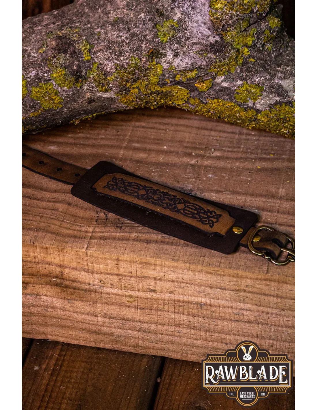 Pulsera de cuero Finwe para nobles y elfos