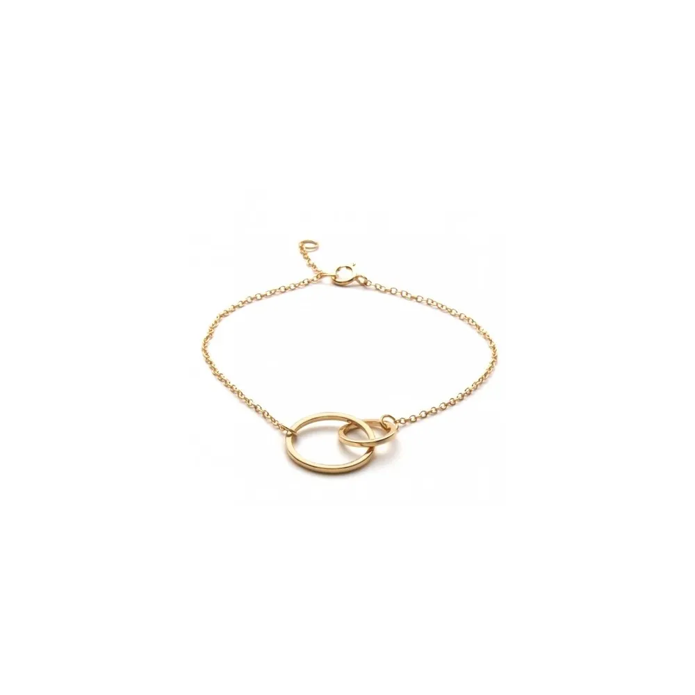 Pulsera Doble Karma Oro