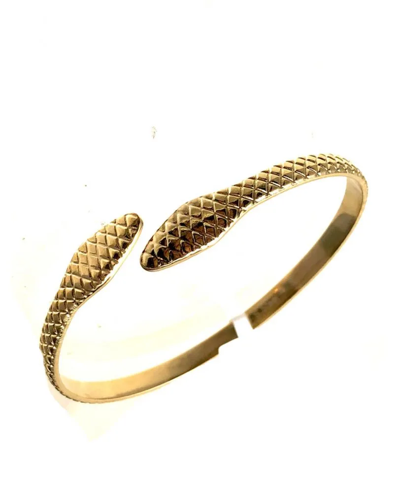 PULSERAS DE SERPIENTES DORADAS PARA LLEVAR SOLA O CON VARIAS
