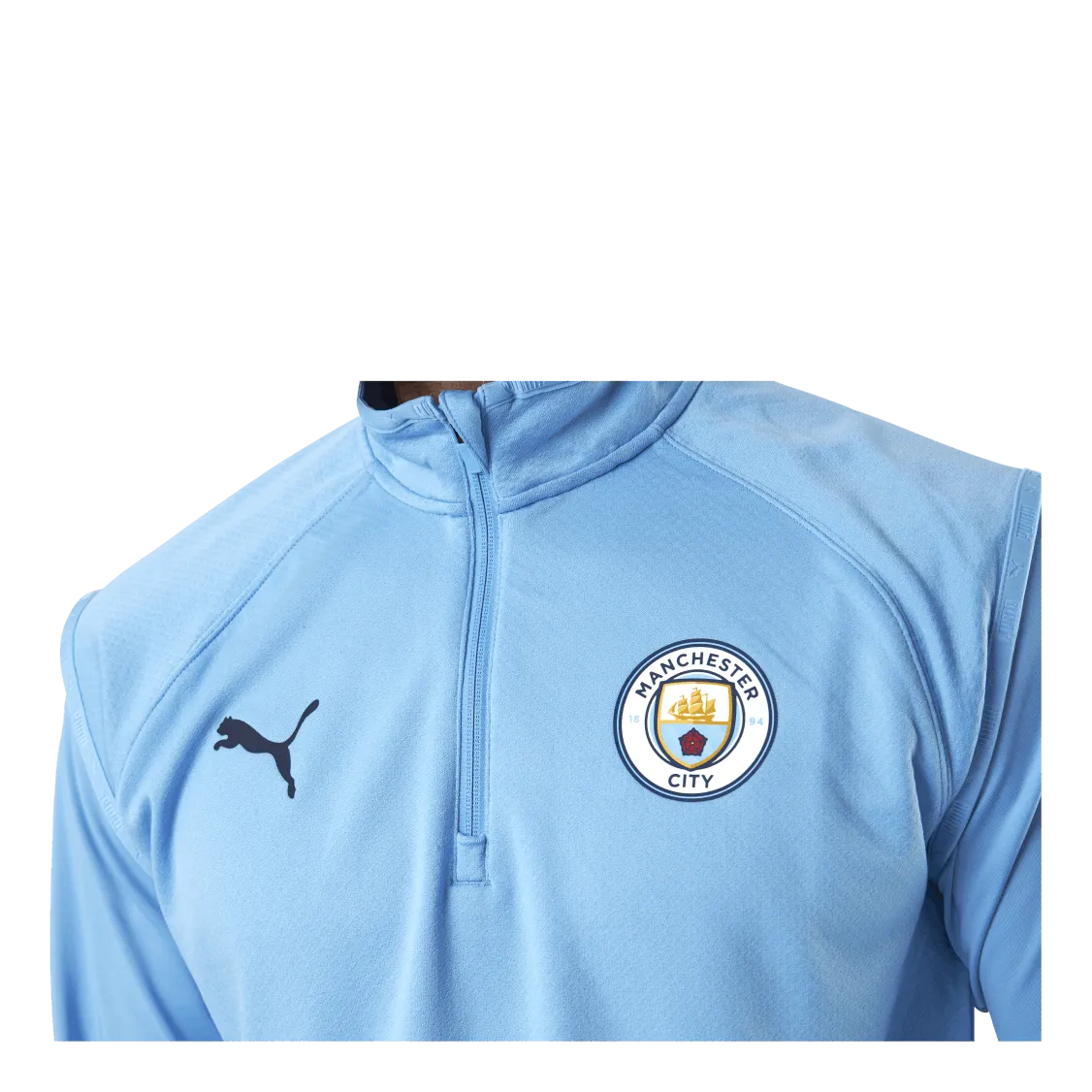 Puma MCFC Warmup Midlayer Blue