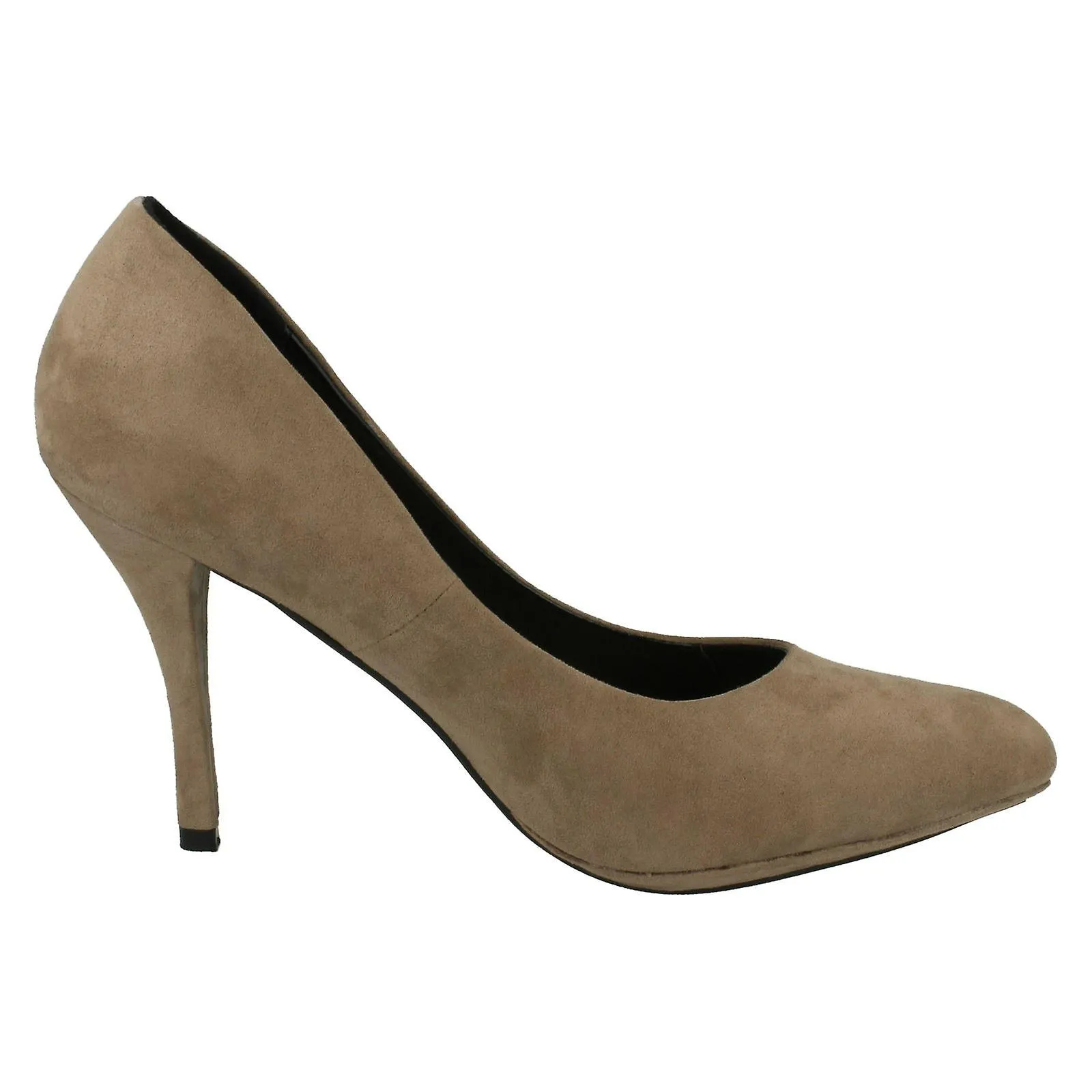 Punto de las señoras en tacones acentuado corte del dedo del pie zapatos F9672