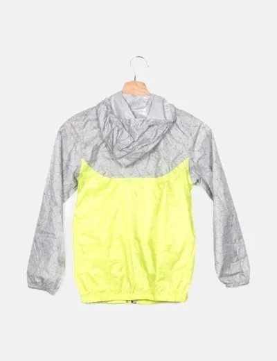 Quechua Chaqueta impermeable bicolor