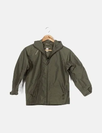 Quechua Chaqueta verde impermeable