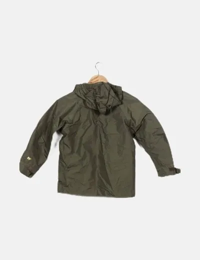 Quechua Chaqueta verde impermeable