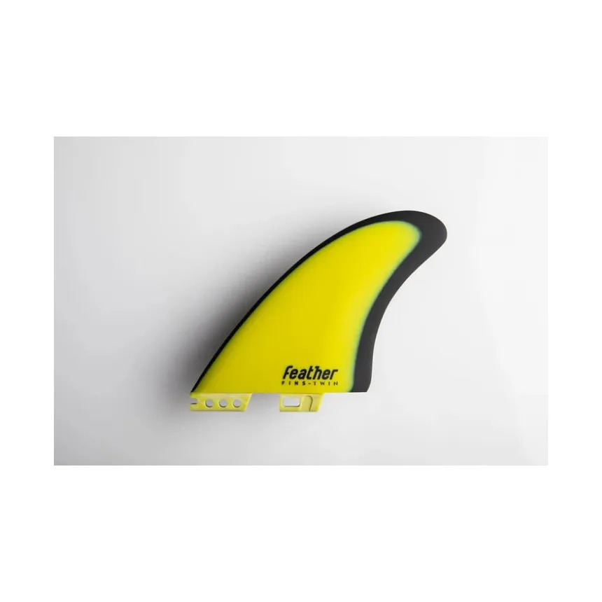 Quillas Surf Feather Fins Modern Keel Click Tab Amarillas