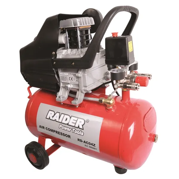 RAIDER  RDAC04Z  COMPRESOR, CON ACEITE, 1500 W, 24 L, 195 L / MIN, 0.8 BAR