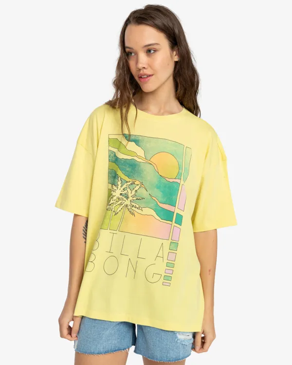 RAINBOW SKIES  CAMISETA PARA MUJER