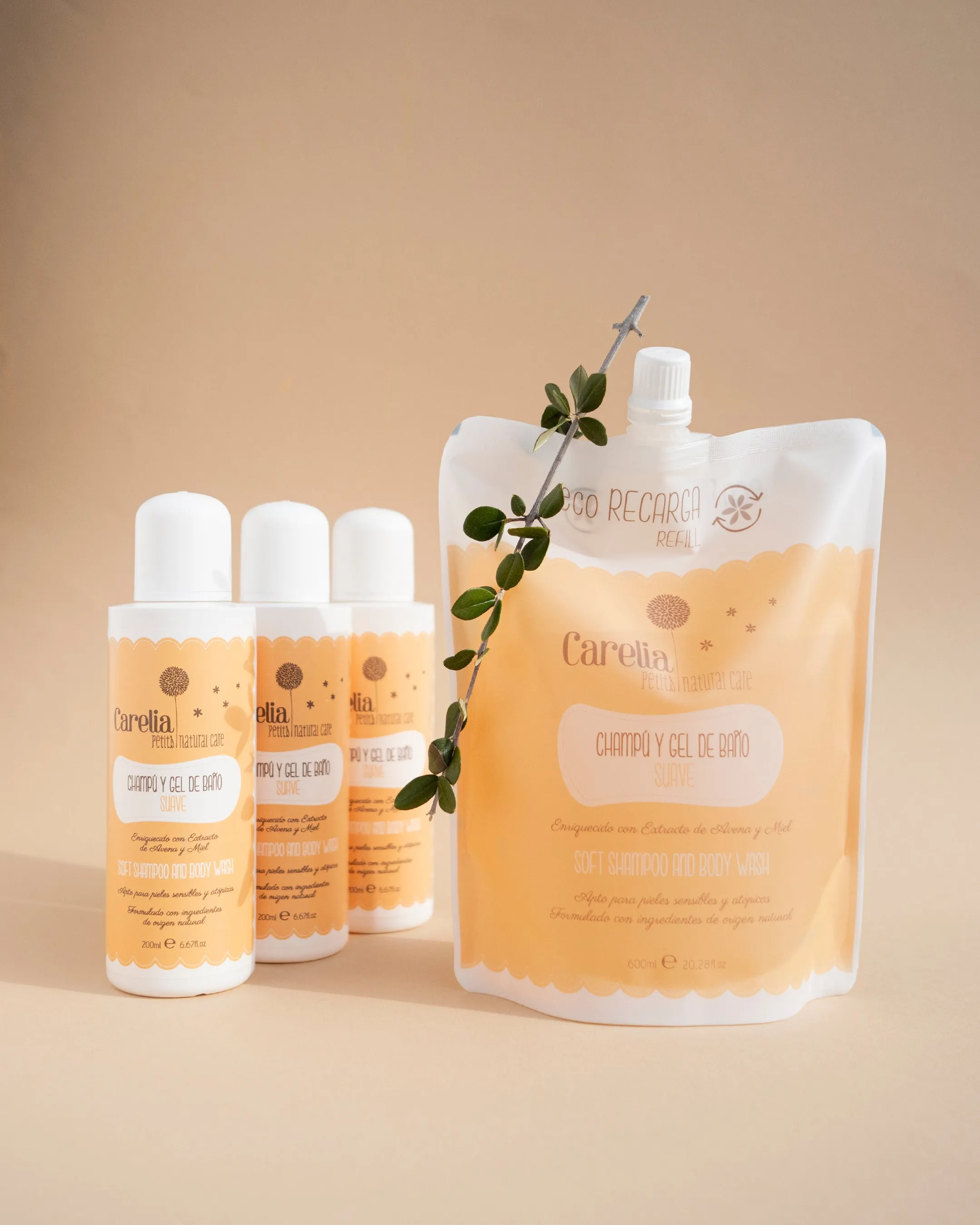 Recarga para Champú y Gel de Baño Suave
