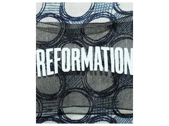Reformation Camisa Estampada Oversize Estilo Pijama 